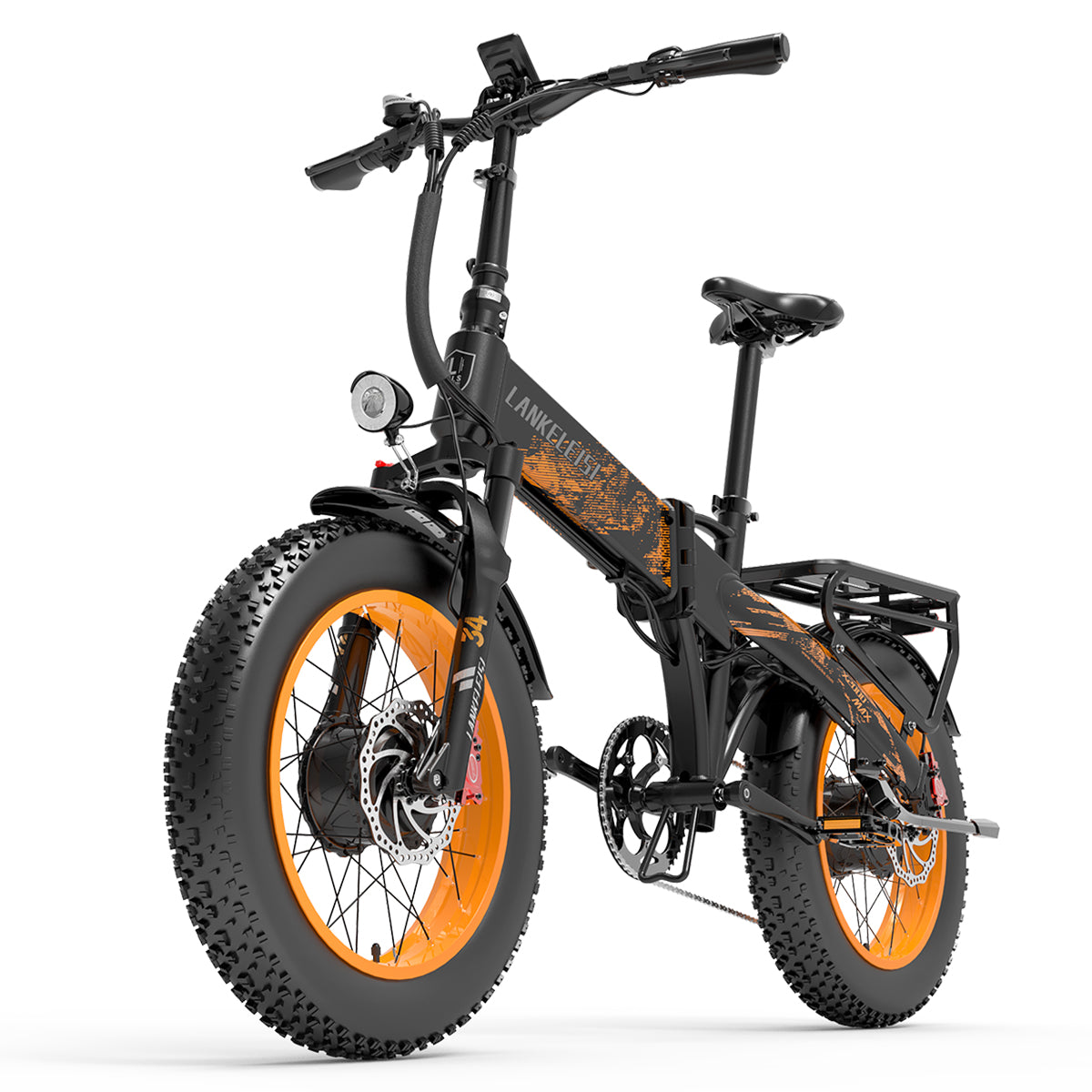 LANKELEISI X2000 MAX 2000W Dual Motor Foldable Electric Mountain Bike(New  Arrivals)