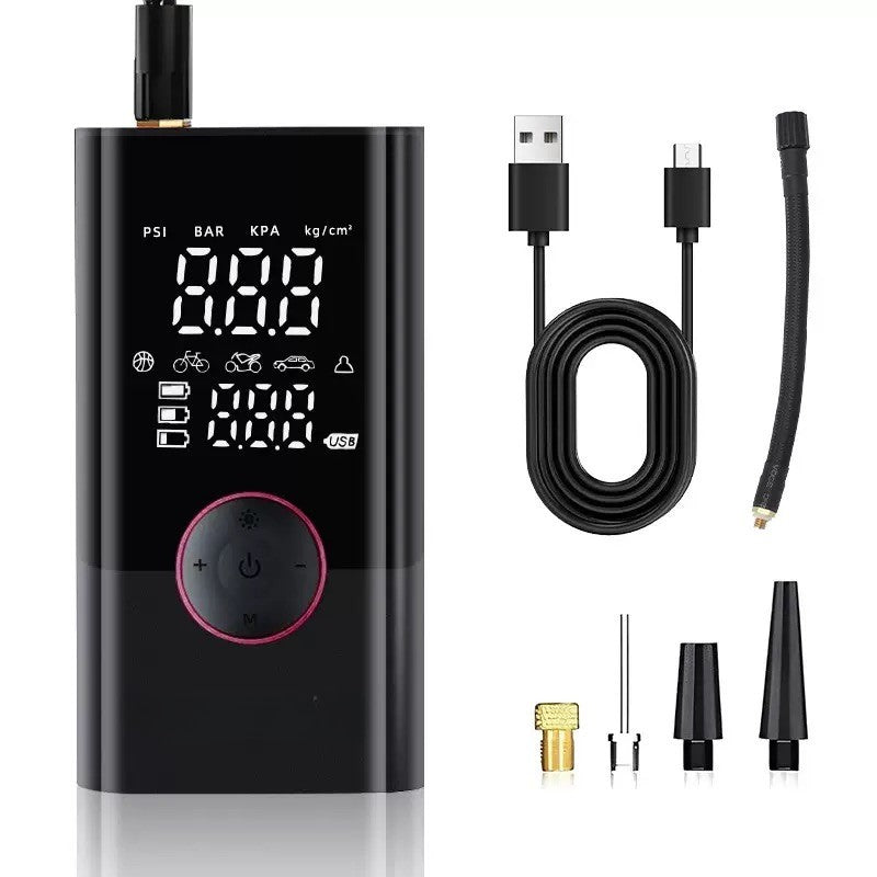 Wireless Power Bank Car Air Pump