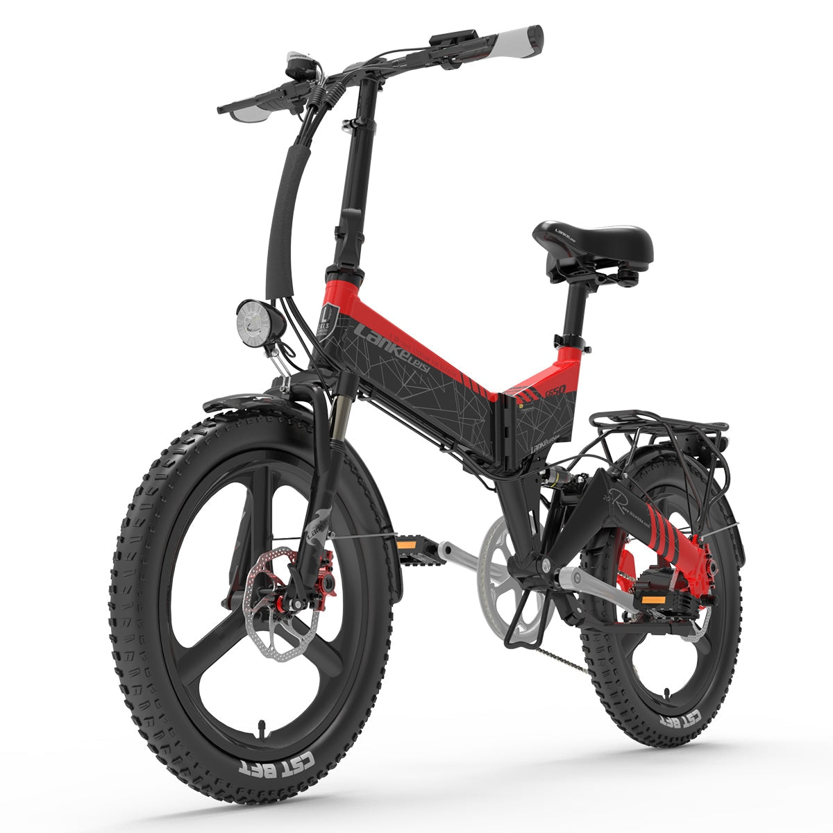 Lankeleisi G650 Folding Electric City Bike Eu / Red