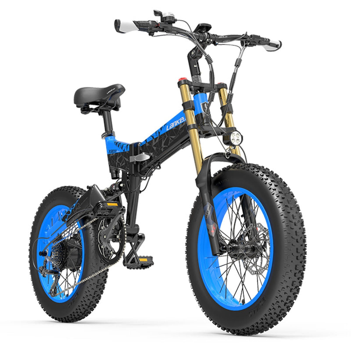 Lankeleisi X3000Plus-Up 20 Inch 4.0 Fat Tire Snow E-Bike