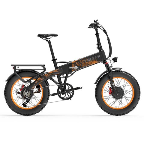 LANKELEISI X2000 MAX 2000W Dual Motor Foldable Electric Mountain Bike(New Arrivals)