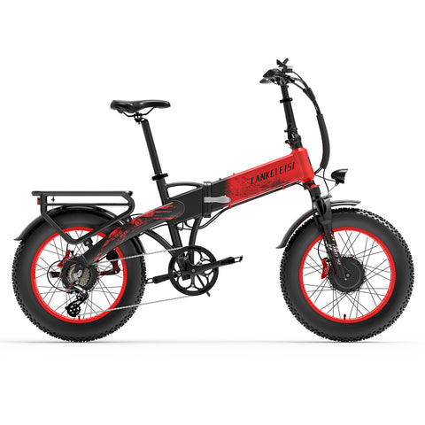 LANKELEISI X2000 MAX 2000W Dual Motor Foldable Electric Mountain Bike(New Arrivals)