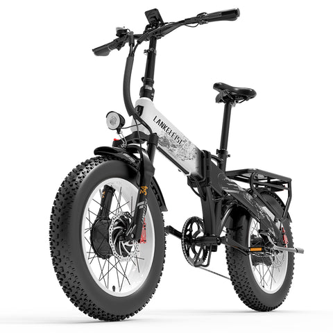 LANKELEISI X2000 MAX 2000W Dual Motor Foldable Electric Mountain Bike(New Arrivals)