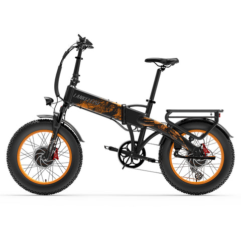 LANKELEISI X2000 MAX 2000W Dual Motor Foldable Electric Mountain Bike(New Arrivals)