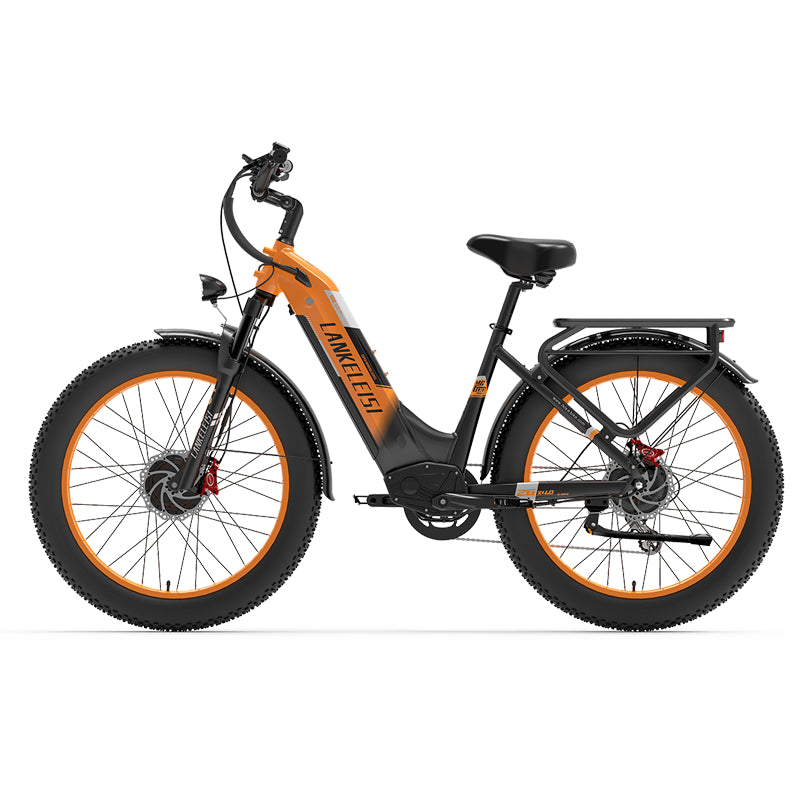 LANKELEISI MG600PLUS E-Bike mit Fat Tires im Freien