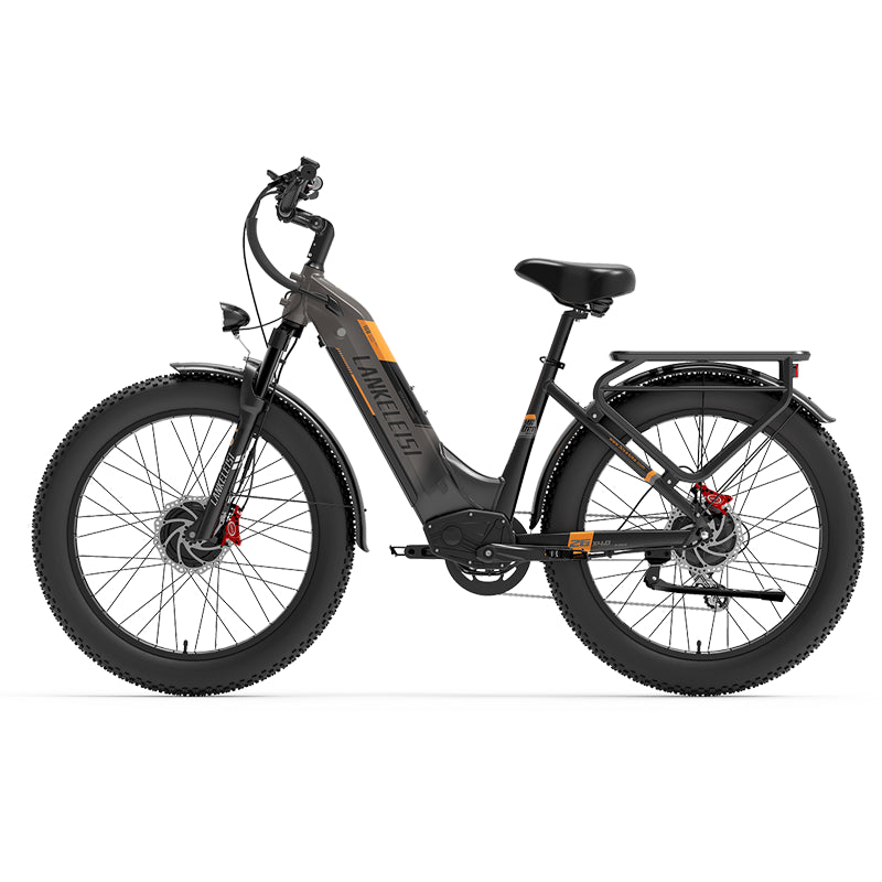 LANKELEISI MG600PLUS 2000W E-Bike mit breitem Lenker
