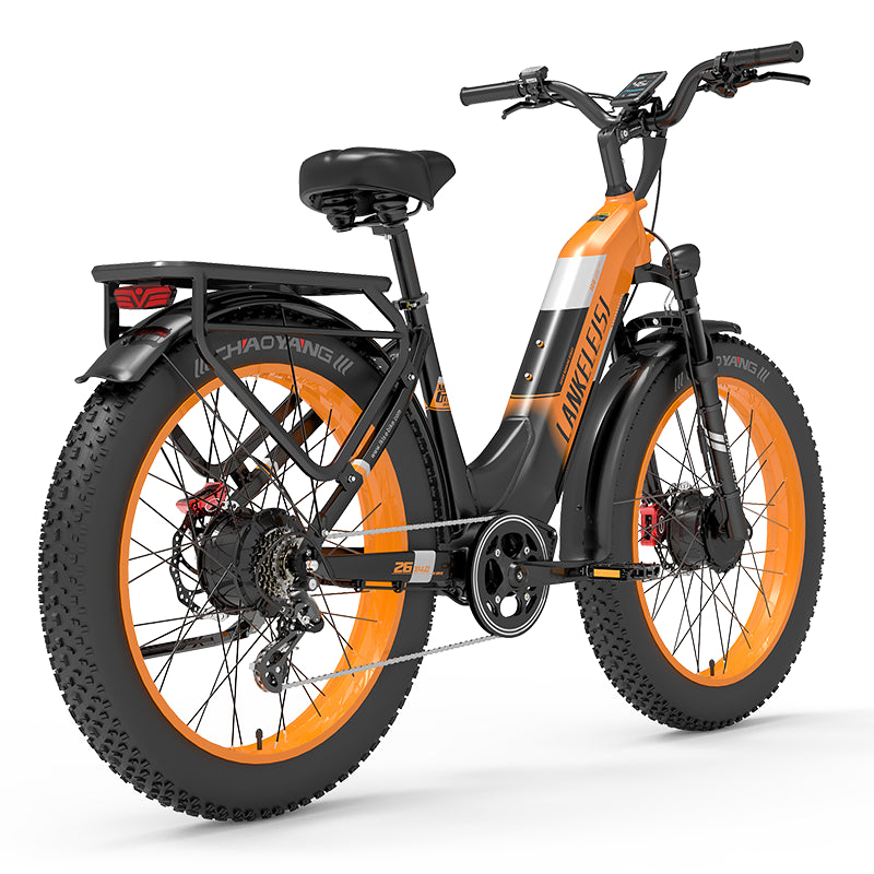 LANKELEISI MG600PLUS E-Bike mit ergonomischem Lenker