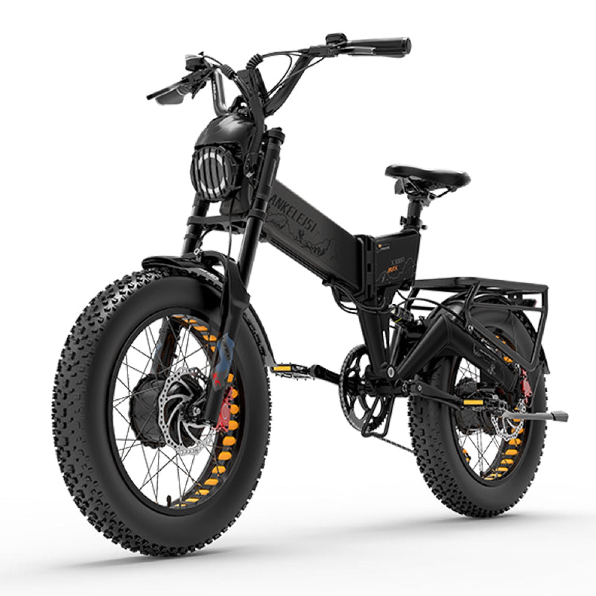 LANKELEISI X3000 MAX 2000W Dual Motor Foldable Electric Mountain Bike