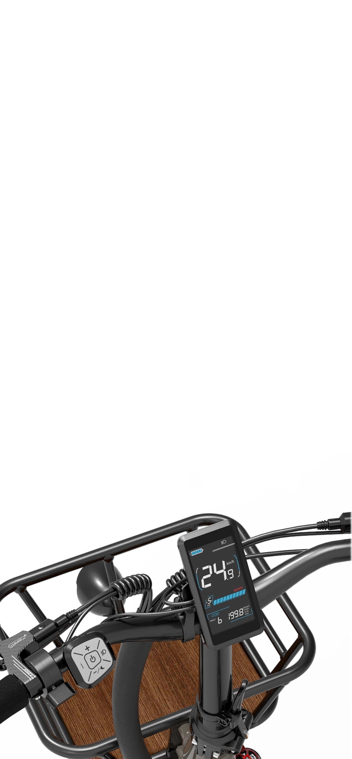 LANKELEISI Wombat-1 1000W Fat Tires Cargo E-Bike